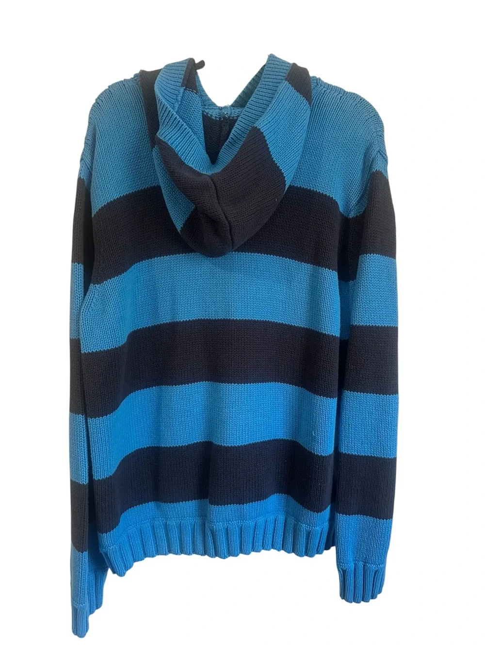 Polo Jeans Company Vintage knit stripes hoodie men’s xl